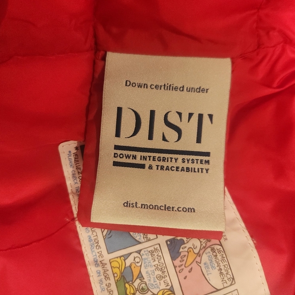 Moncler Toddler Red Puffer Vest 100% Authentic - Picture 2 of 4